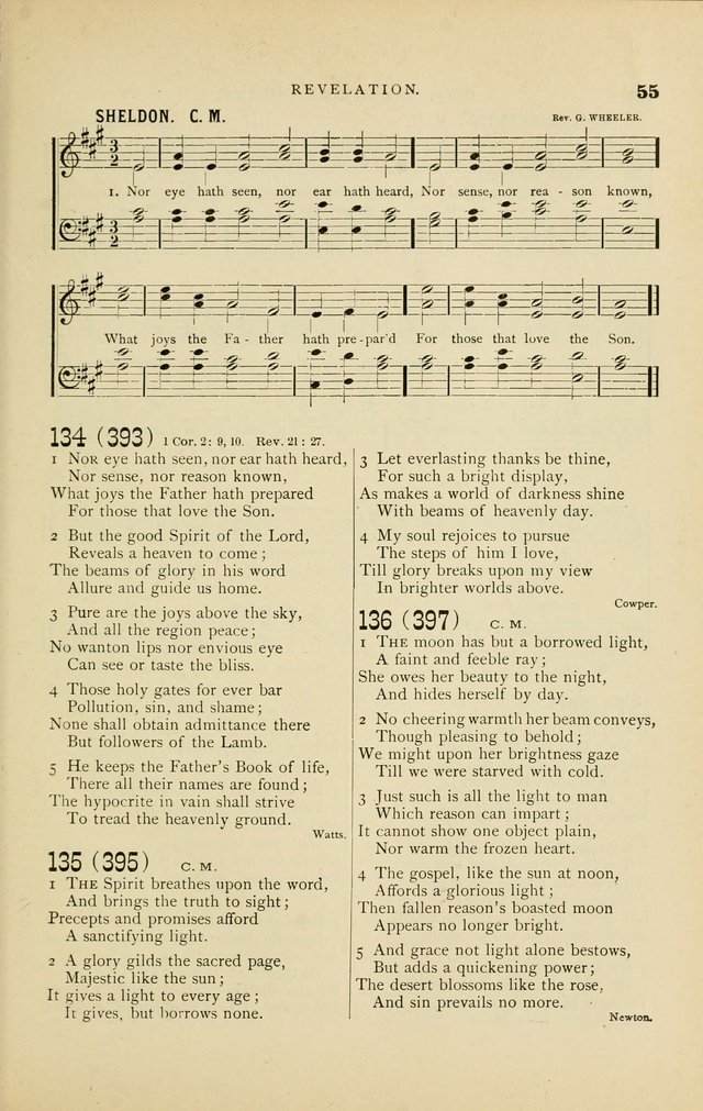 Hymn and Tune Book for Use in Old School or Primitive Baptist Churches page 55