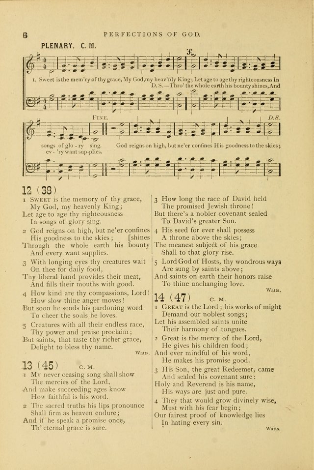 Hymn and Tune Book for Use in Old School or Primitive Baptist Churches page 6