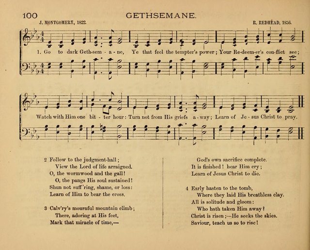 The Hymnary with Tunes: a collection of music for Sunday schools page 100