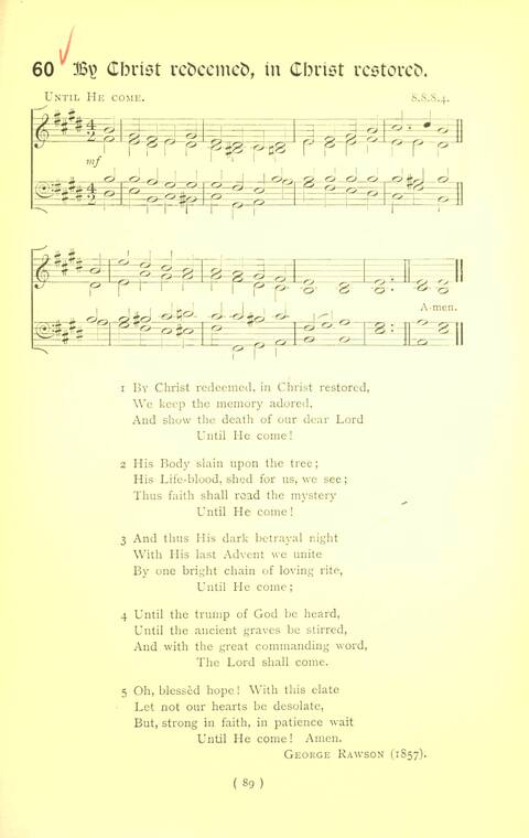 Hymn Tunes and Carols page 89