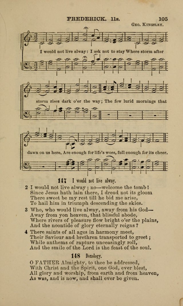 Hymns and Tunes for Prayer and Social Meetings page 105