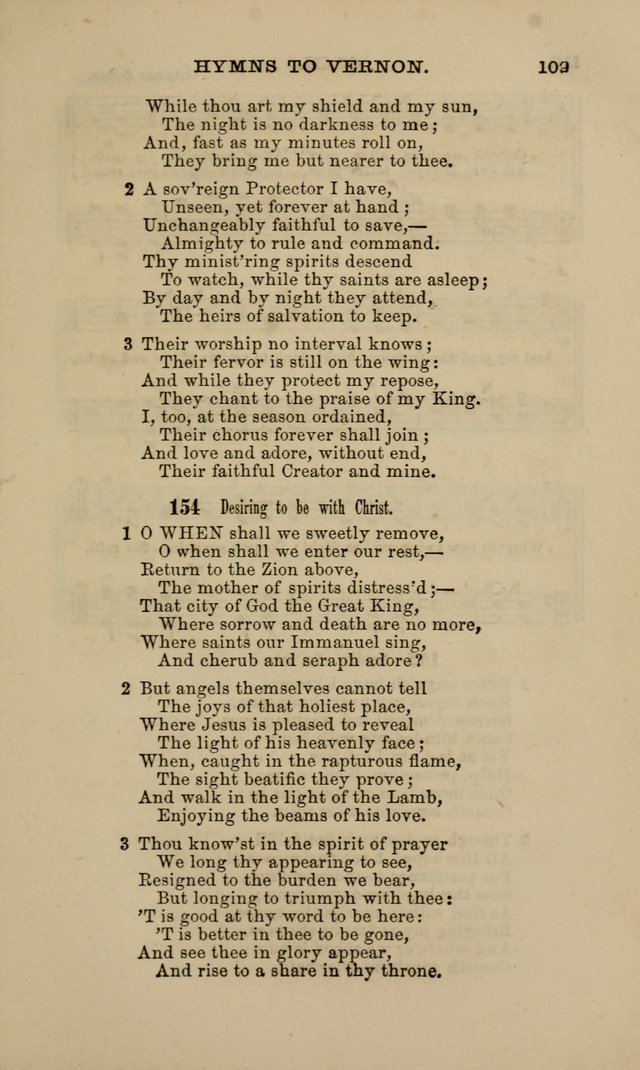 Hymns and Tunes for Prayer and Social Meetings page 109