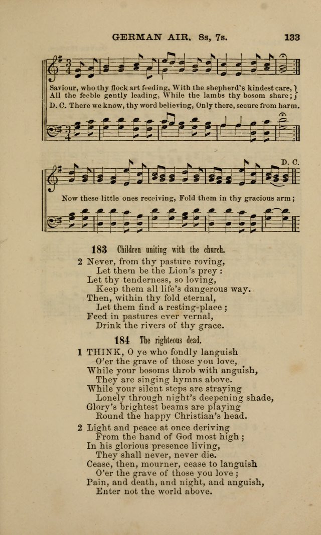 Hymns and Tunes for Prayer and Social Meetings page 133
