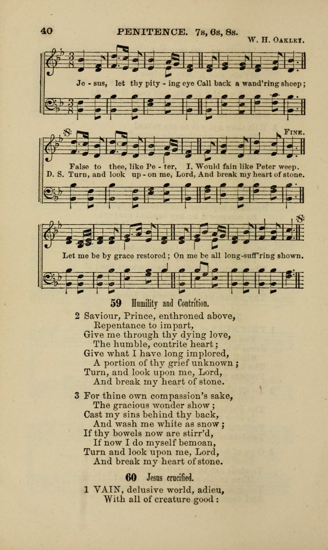 Hymns and Tunes for Prayer and Social Meetings page 40