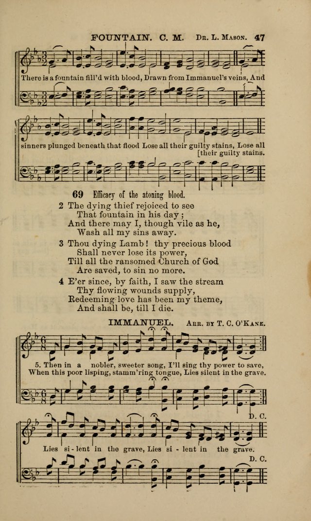 Hymns and Tunes for Prayer and Social Meetings page 47