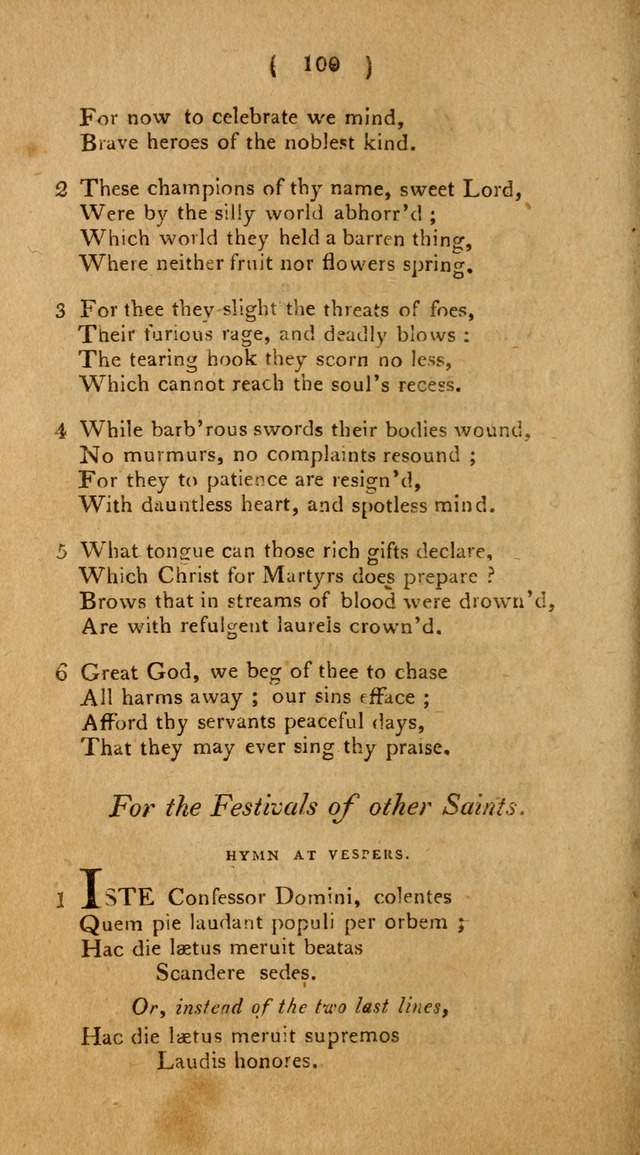 Hymns, for the Use of the Catholic Church in the United States of America (New ed.) page 100