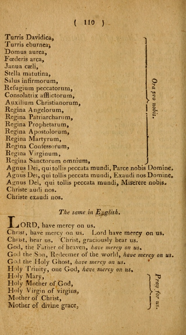 Hymns, for the Use of the Catholic Church in the United States of America (New ed.) page 110