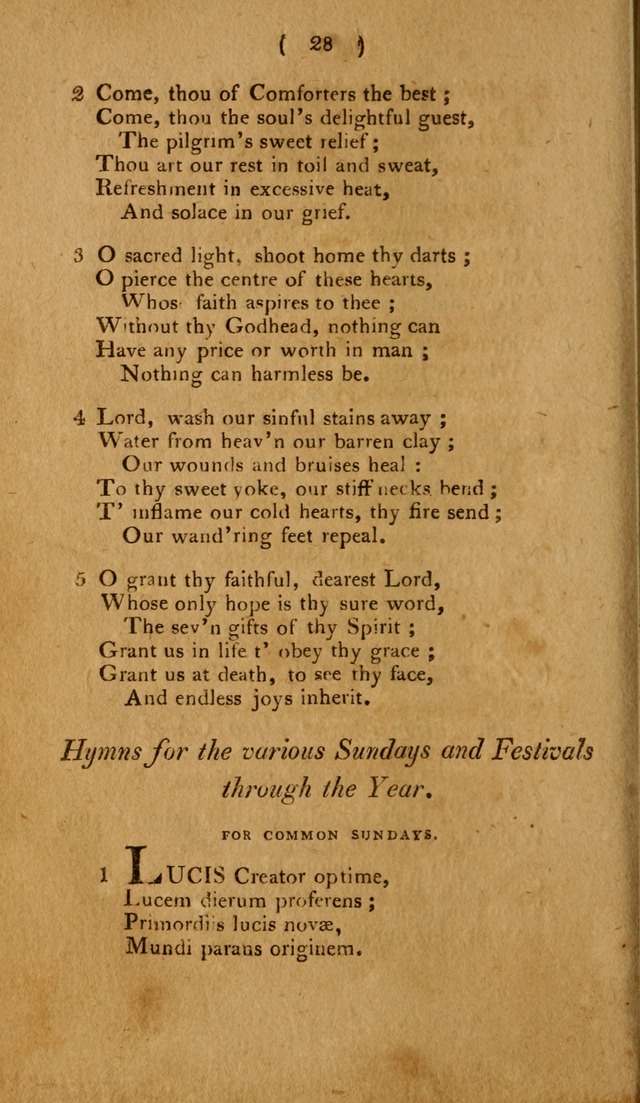 Hymns, for the Use of the Catholic Church in the United States of America (New ed.) page 28
