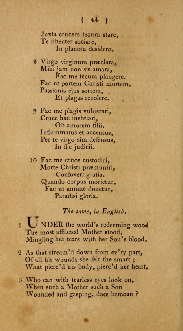 Hymns, for the Use of the Catholic Church in the United States of America (New ed.) page 44