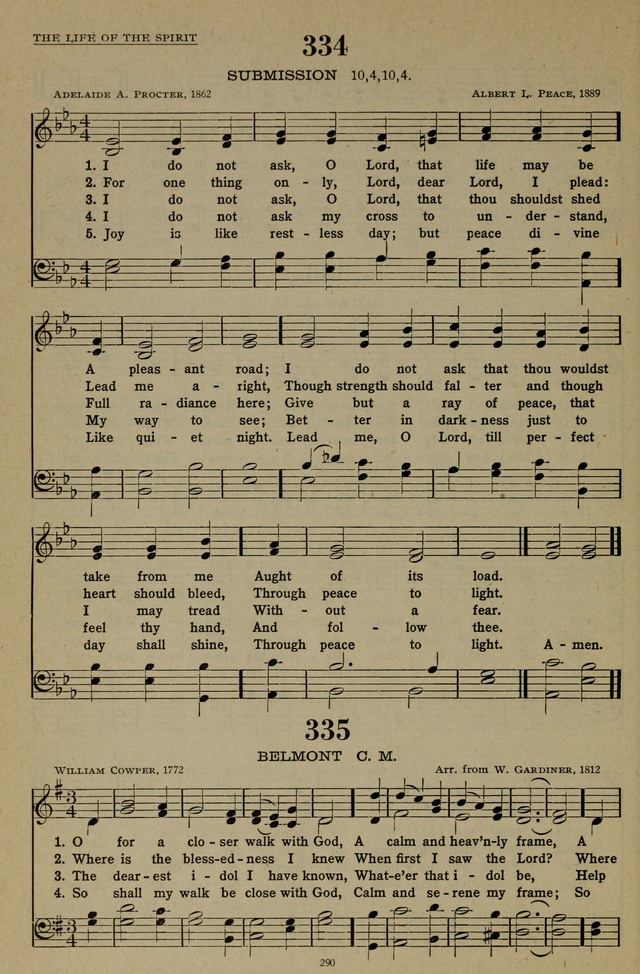 Hymns of the United Church page 290