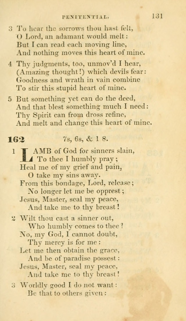 Hymns selected from various authors: for the use of the Evangelical Association, and all lovers of pious devotion (5th ed.) page 133