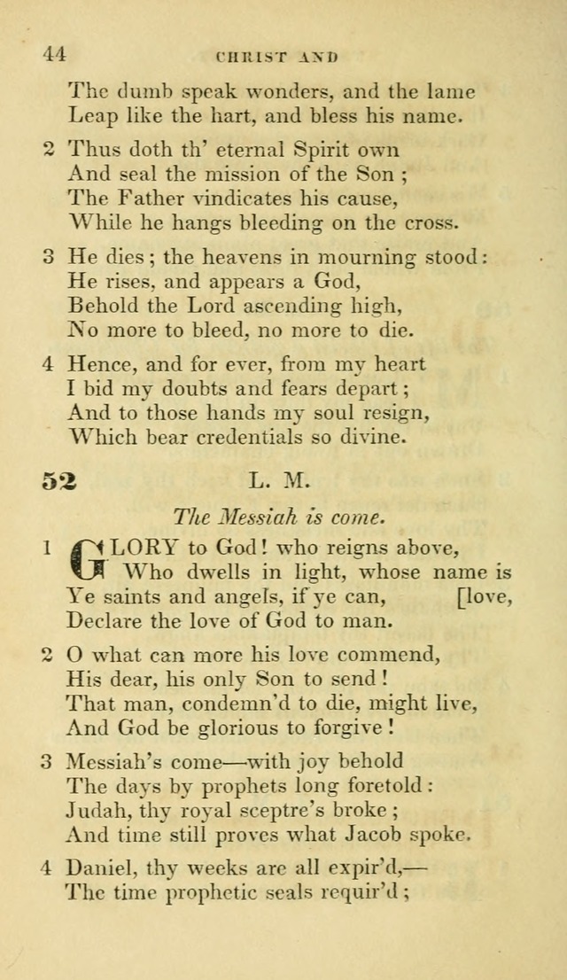 Hymns selected from various authors: for the use of the Evangelical Association, and all lovers of pious devotion (5th ed.) page 44
