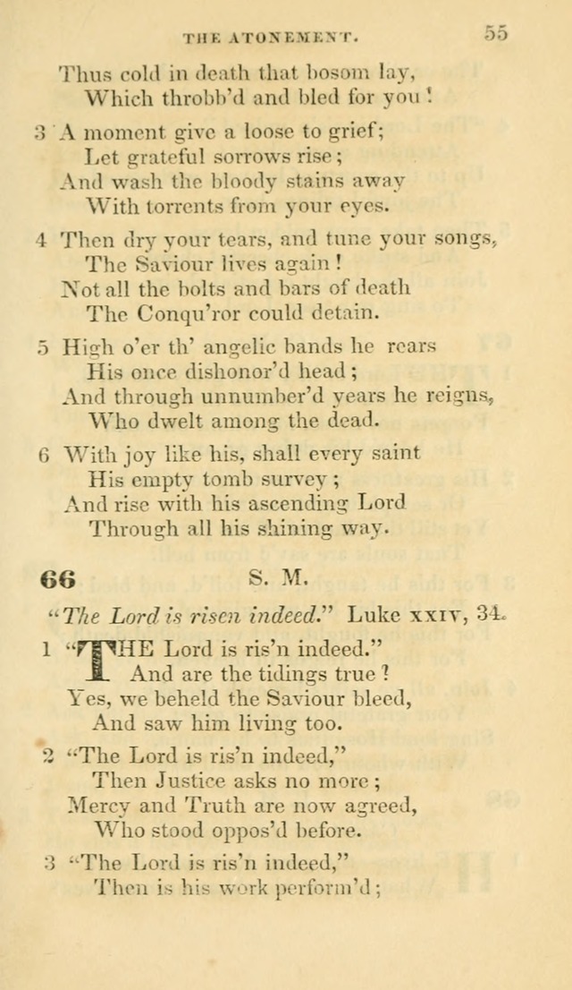 Hymns selected from various authors: for the use of the Evangelical Association, and all lovers of pious devotion (5th ed.) page 55
