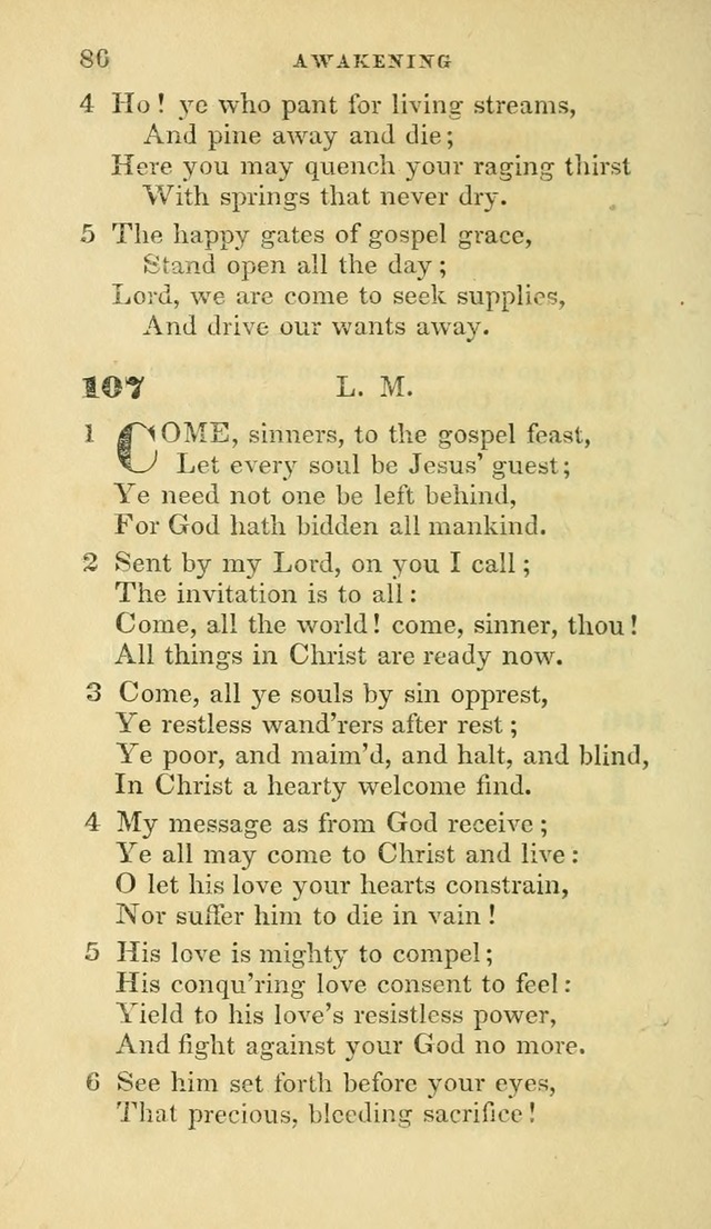 Hymns selected from various authors: for the use of the Evangelical Association, and all lovers of pious devotion (5th ed.) page 86