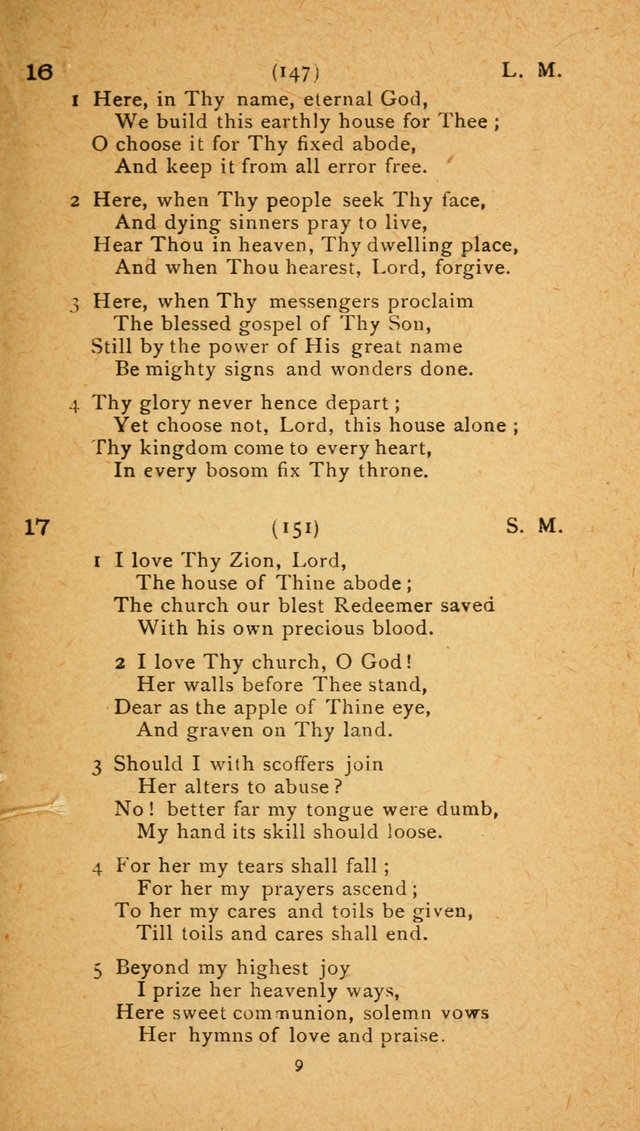 Hymns: for the Use of English Lutheran Missions page 9