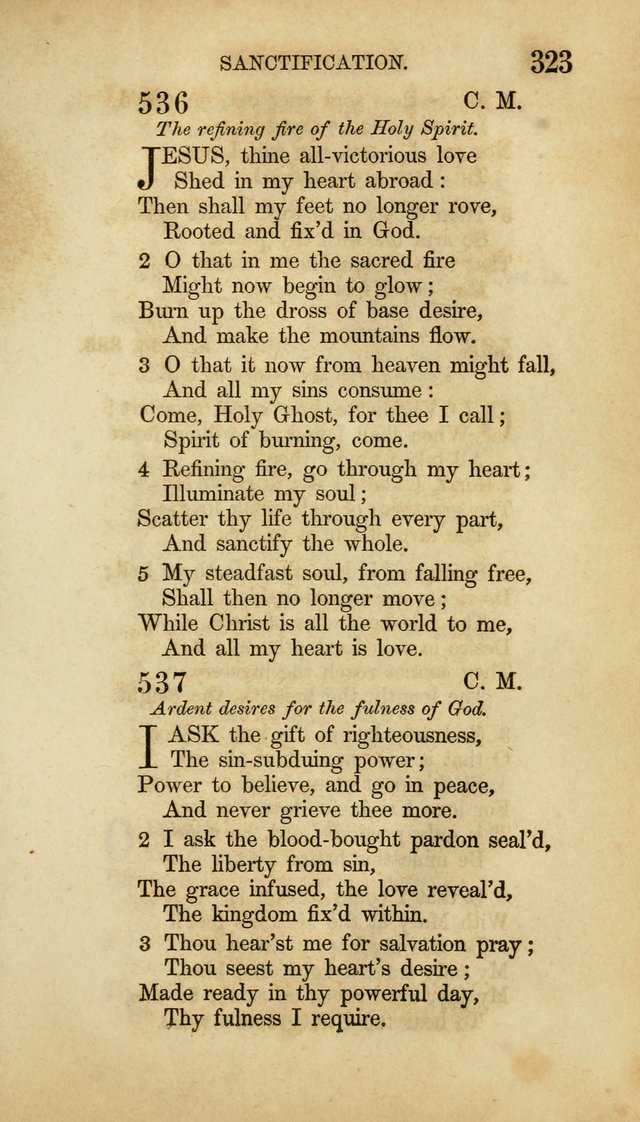 Hymns for the Use of the Methodist Episcopal Church. Rev. ed. page 330