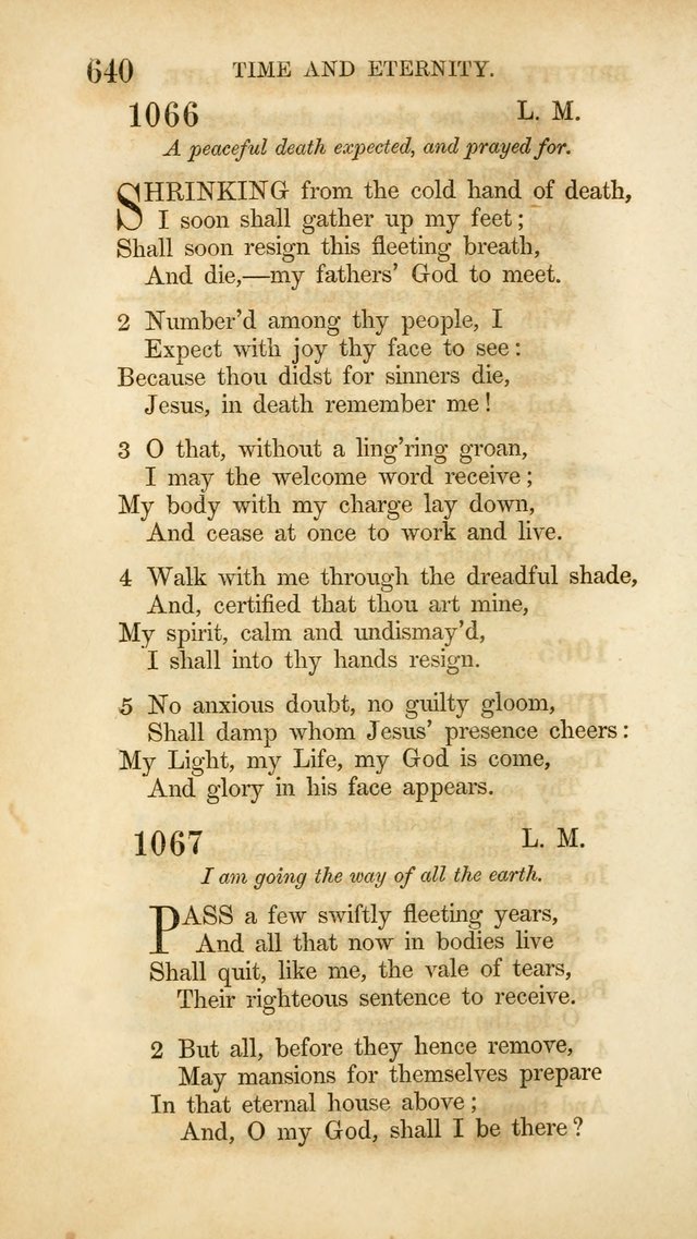 Hymns for the Use of the Methodist Episcopal Church. Rev. ed. page 647
