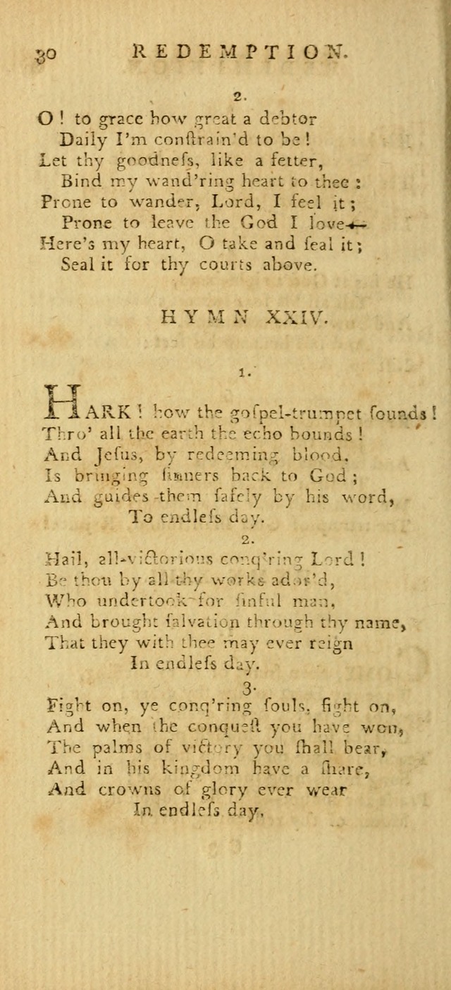 Hymns for the Use of the Society of United Christian Friends: with their constitution annexed page 30