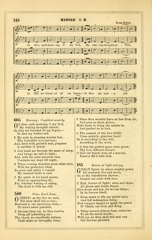 The Heart and Voice: or, Songs of Praise for the Sanctuary: hymn and tune book, designed for congregational singing in the Methodist Episcopal Church, and for congregations generally page 148