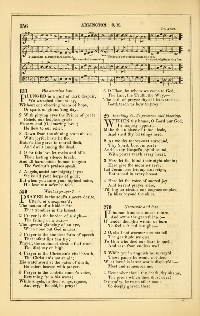 The Heart and Voice: or, Songs of Praise for the Sanctuary: hymn and tune book, designed for congregational singing in the Methodist Episcopal Church, and for congregations generally page 156