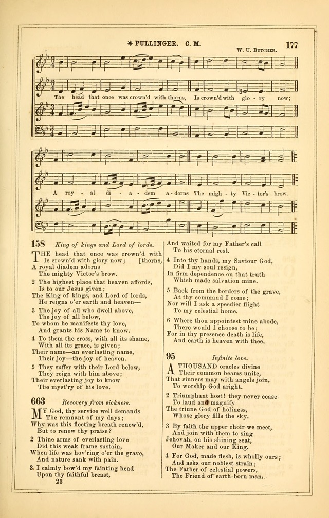The Heart and Voice: or, Songs of Praise for the Sanctuary: hymn and tune book, designed for congregational singing in the Methodist Episcopal Church, and for congregations generally page 177