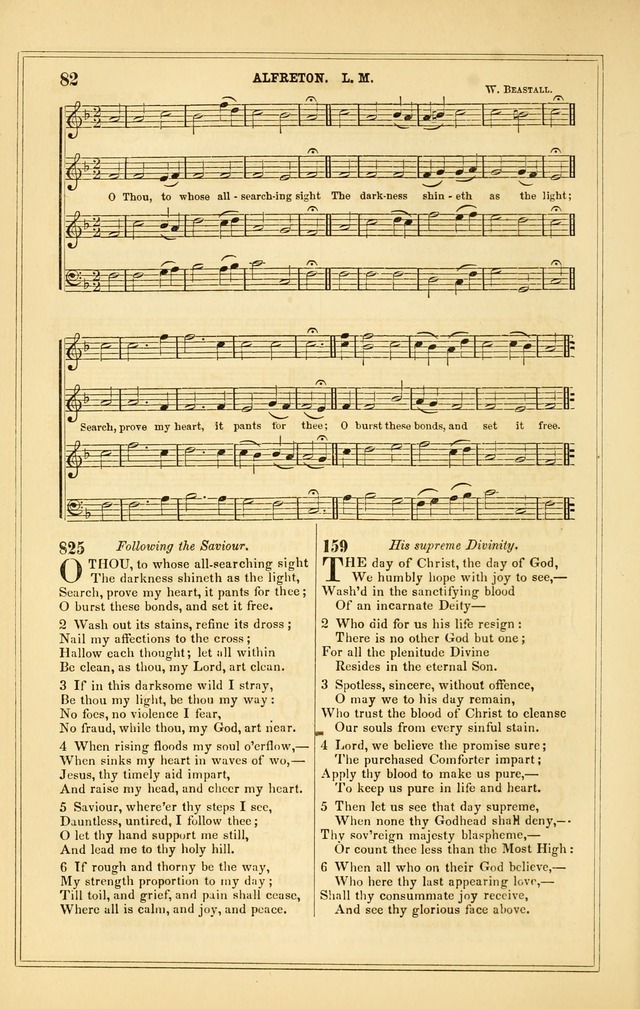 The Heart and Voice: or, Songs of Praise for the Sanctuary: hymn and tune book, designed for congregational singing in the Methodist Episcopal Church, and for congregations generally page 82