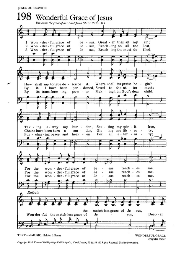 The Hymnal for Worship and Celebration page 198