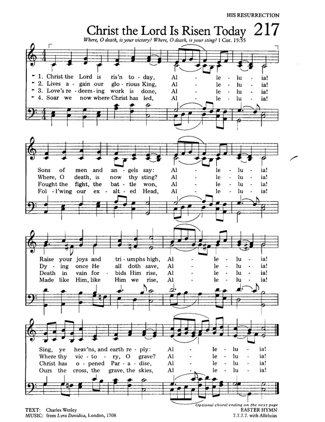 The Hymnal for Worship and Celebration page 219