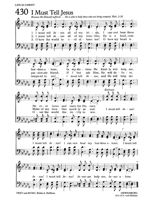 The Hymnal for Worship and Celebration page 422