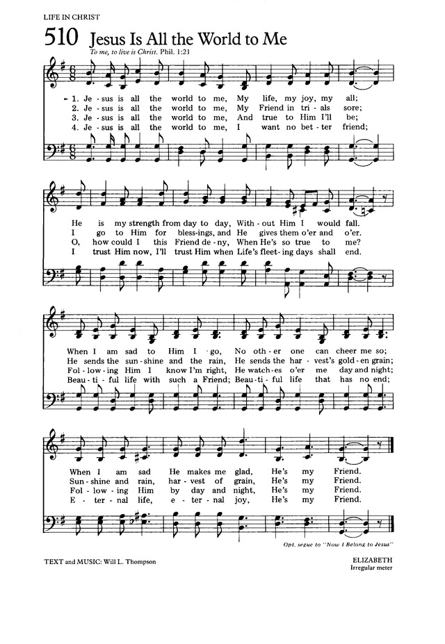 The Hymnal for Worship and Celebration page 500