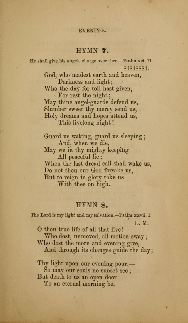 Hymns for the Worship of God: selected and arranged for the congregations connected with the Church of Scotland page 7