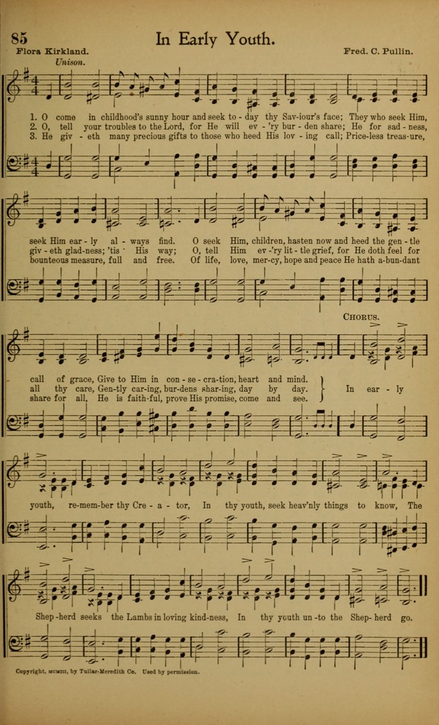 Hymns We Love, for Sunday Schools and All Devotional Meetings page 85