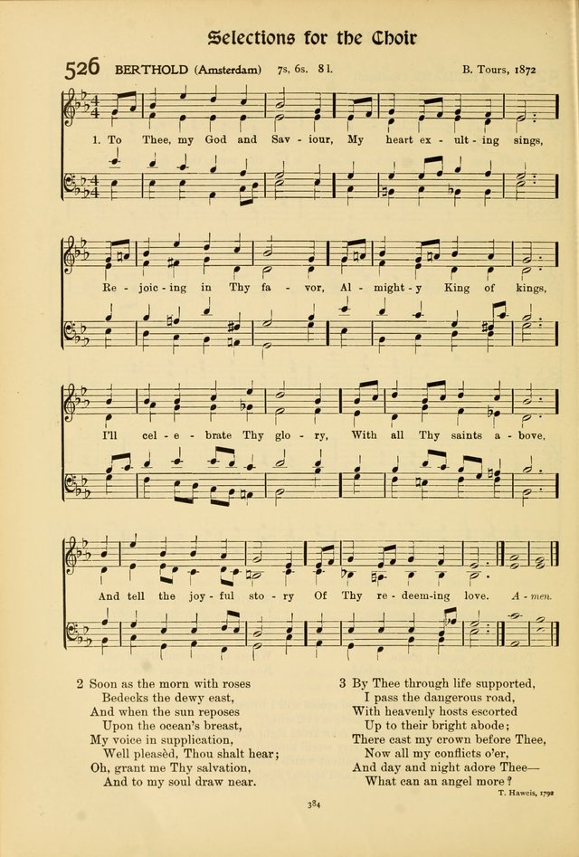 Hymns of Worship and Service (15th ed.) page 384