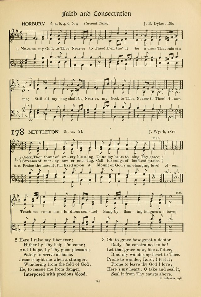 Hymns of Worship and Service. (Chapel ed.) page 129