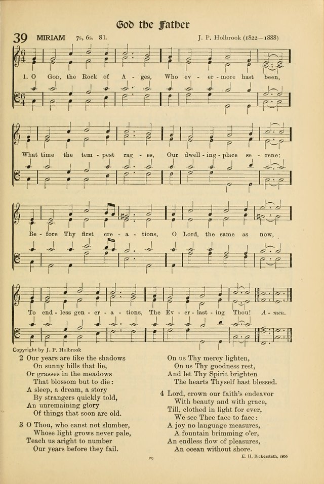 Hymns of Worship and Service. (Chapel ed.) page 29