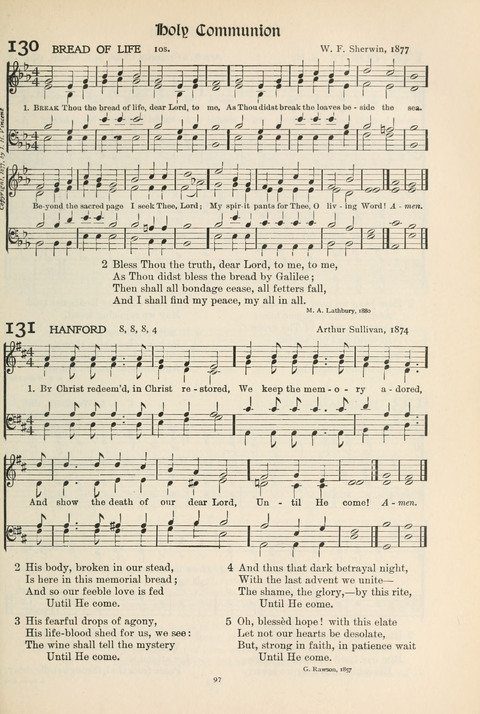 Hymns of Worship and Service: College Edition page 97