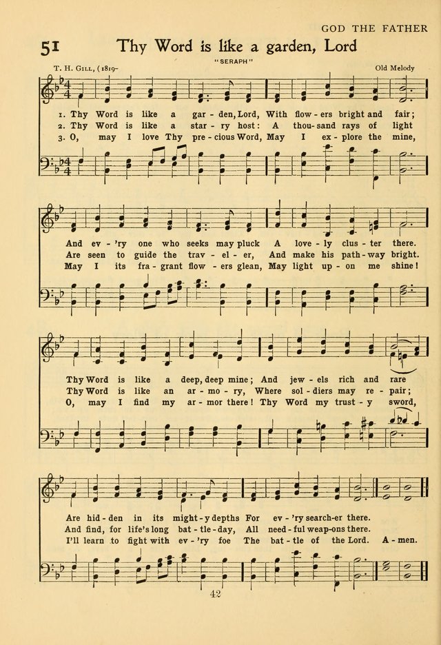 Hymns of Worship and Service: for the Sunday School page 61
