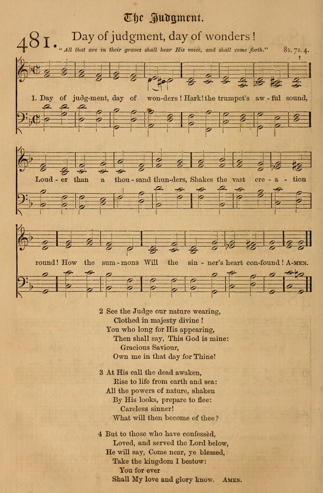 The Hymnal: with tunes old and new page 399
