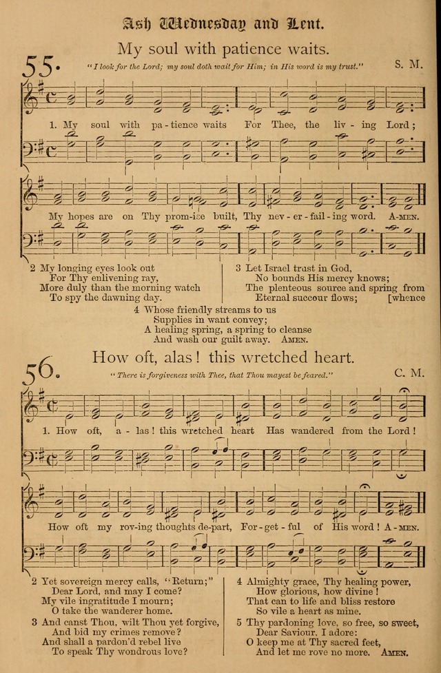 The Hymnal: with tunes old and new page 61