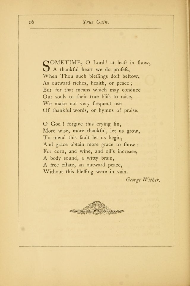 Hymns of the Ages: being selections from Wither, Cranshaw, Southwell, Habington, and other sources (2nd series) page 16