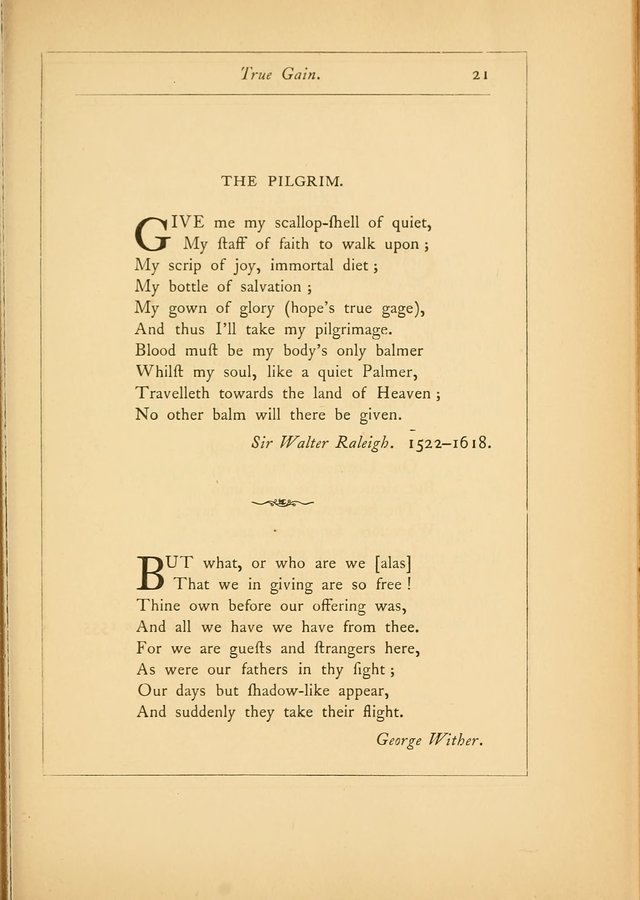 Hymns of the Ages: being selections from Wither, Cranshaw, Southwell, Habington, and other sources (2nd series) page 21