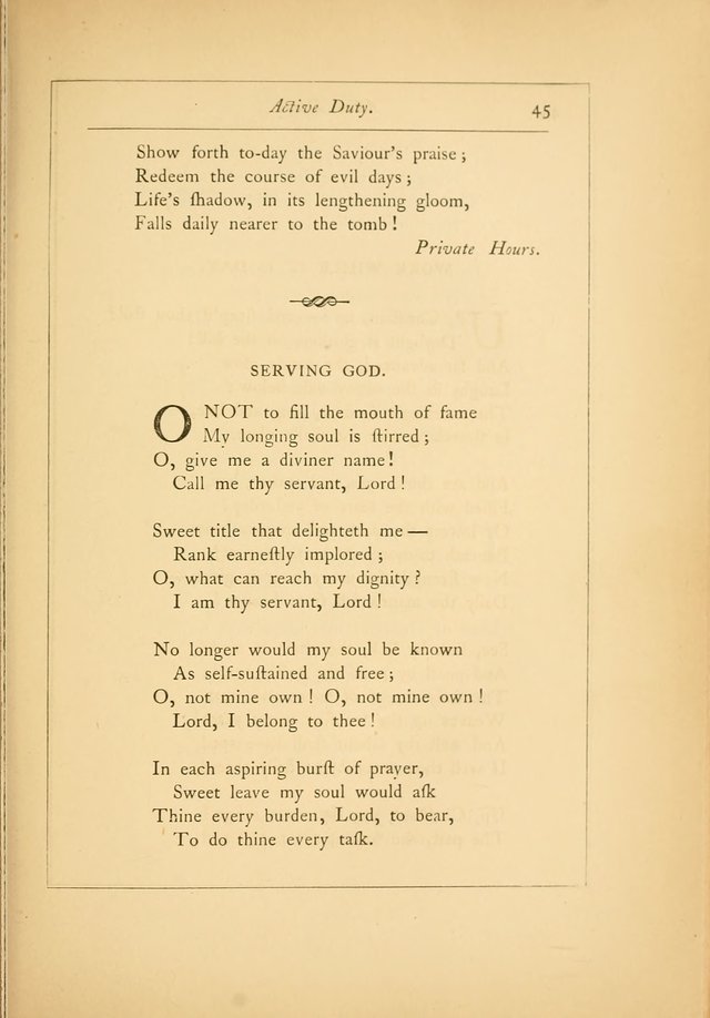 Hymns of the Ages: being selections from Wither, Cranshaw, Southwell, Habington, and other sources (2nd series) page 45