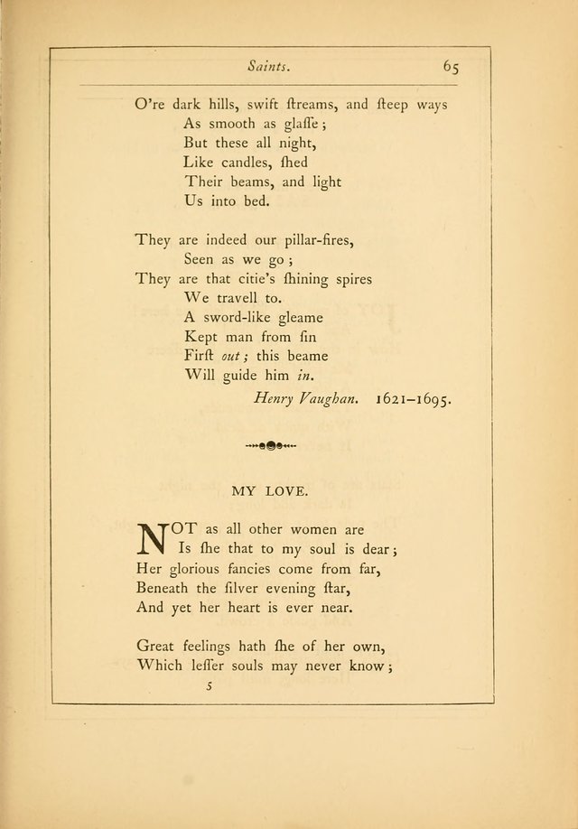 Hymns of the Ages: being selections from Wither, Cranshaw, Southwell, Habington, and other sources (2nd series) page 65