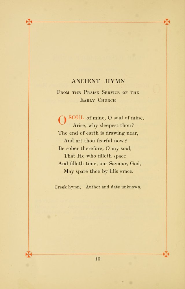 Hymns of the Christian Centuries page 10