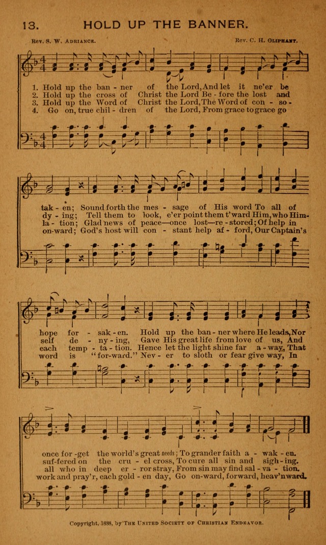 Y.P.S.C.E. Hymns of Christian Endeavor page 10