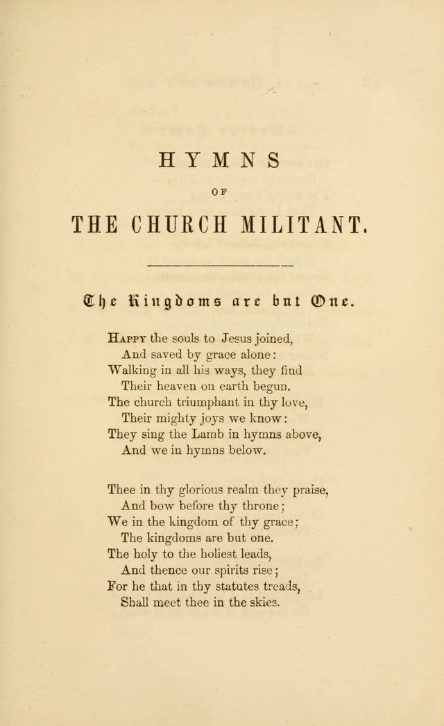 Hymns of the Church Militant page 1