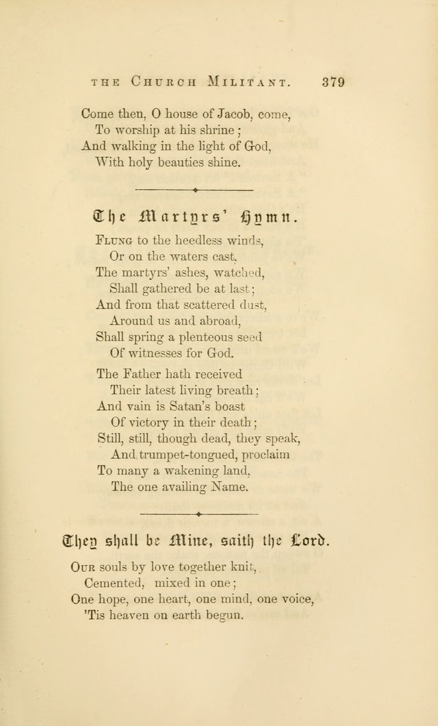 Hymns of the Church Militant page 381