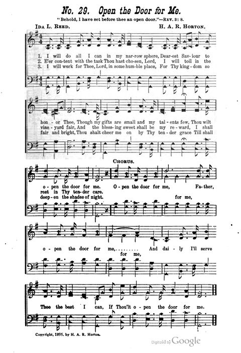 The Harp of Glory: The Best Old Hymns, the Best New Hymns, the cream of song for all religious work and workship (With supplement) page 29