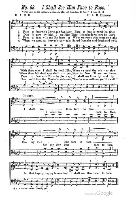 The Harp of Glory: The Best Old Hymns, the Best New Hymns, the cream of song for all religious work and workship (With supplement) page 68