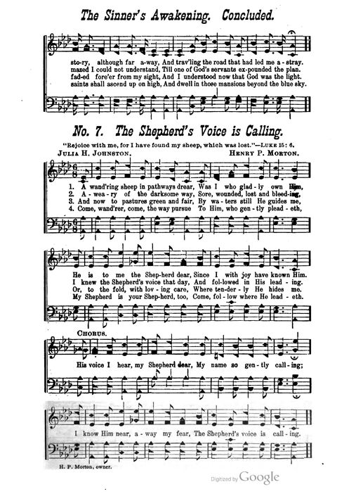 The Harp of Glory: The Best Old Hymns, the Best New Hymns, the cream of song for all religious work and workship (With supplement) page 7